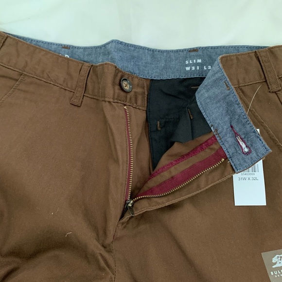 Brown bullhead chino pants sz 31X32 - Picture 3 of 5